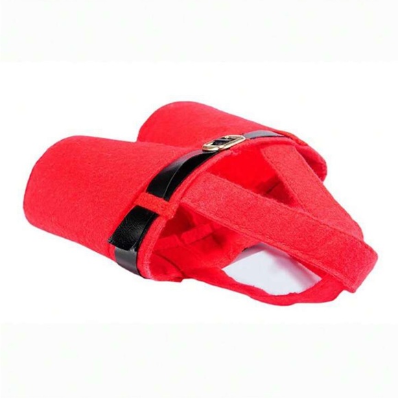 5pc Non-woven Fabric Gift Bags With Red Christmas Pants Design - Picture 4 of 7